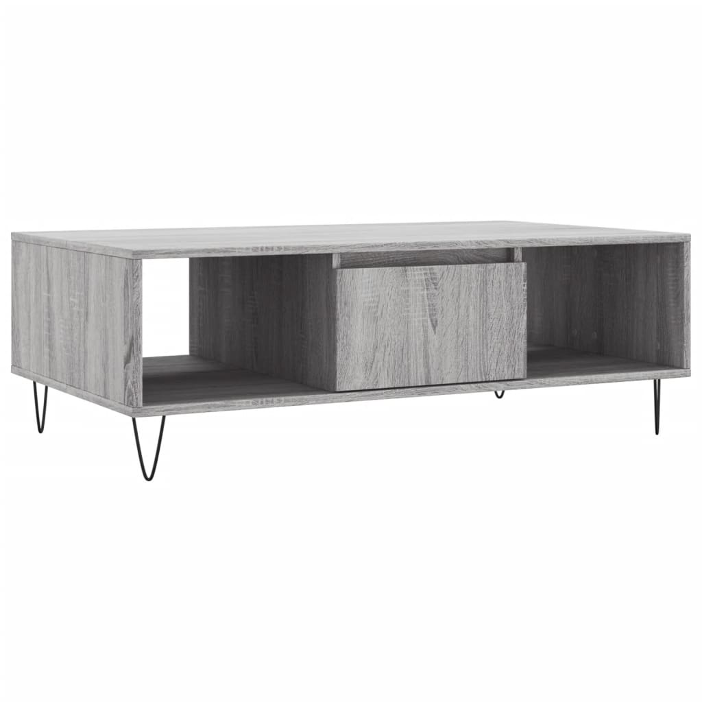 Salongbord Sofabord Sonoma Grå 104x60x35 cm