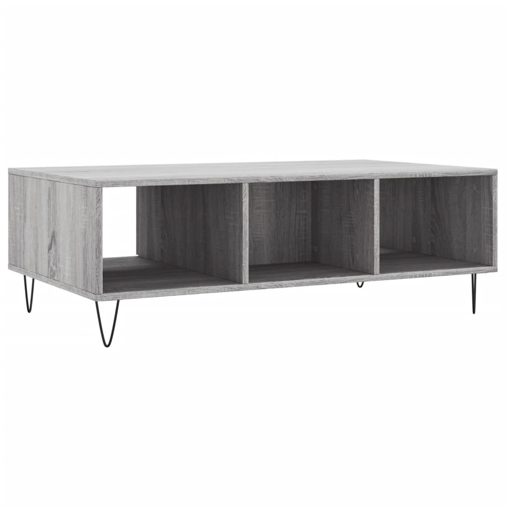 Salongbord Sofabord Sonoma Grå 104x60x35 cm