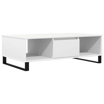 Salongbord Sofabord Hvit 104x60x35 cm