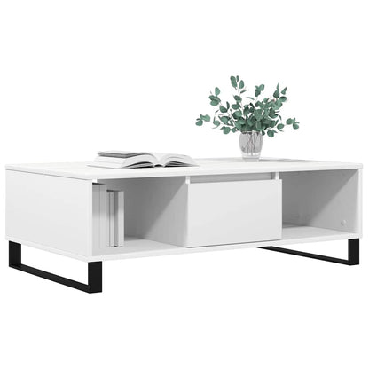 Salongbord Sofabord Hvit 104x60x35 cm