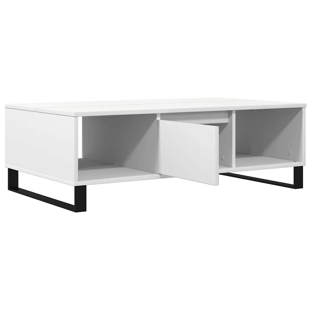 Salongbord Sofabord Hvit 104x60x35 cm