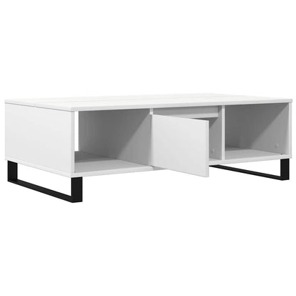 Salongbord Sofabord Hvit 104x60x35 cm