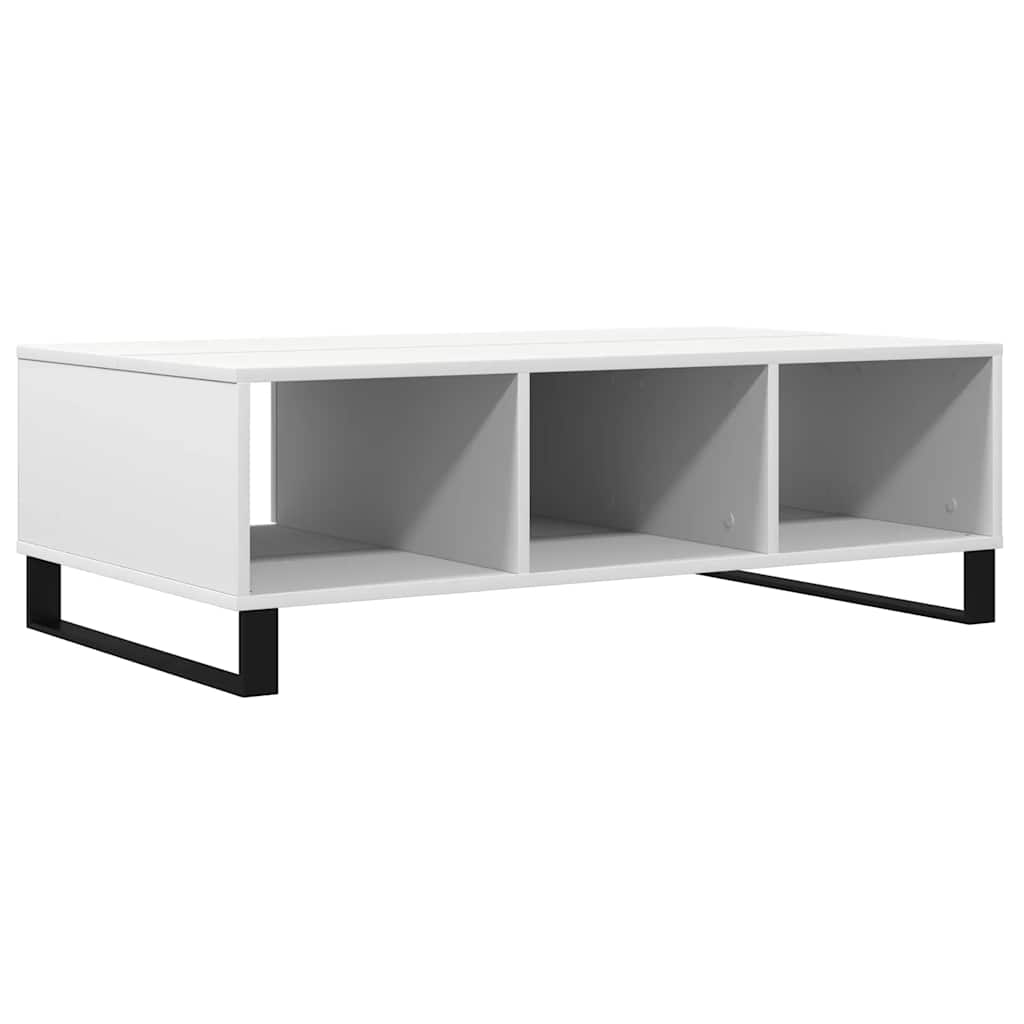 Salongbord Sofabord Hvit 104x60x35 cm