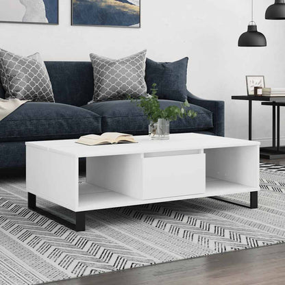 Salongbord Sofabord Hvit 104x60x35 cm