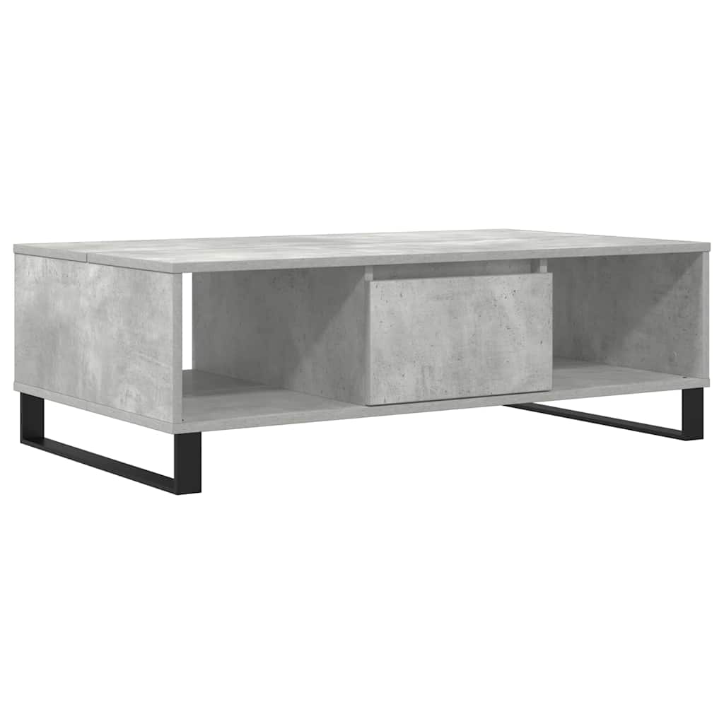 Salongbord Sofabord Betonggrå 104x60x35 cm