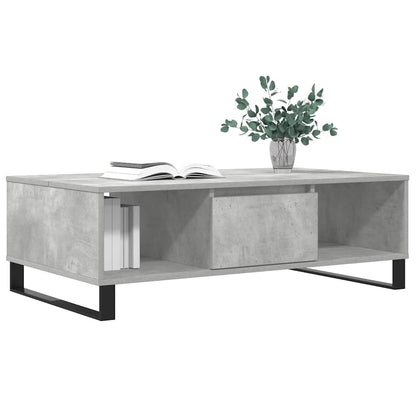 Salongbord Sofabord Betonggrå 104x60x35 cm