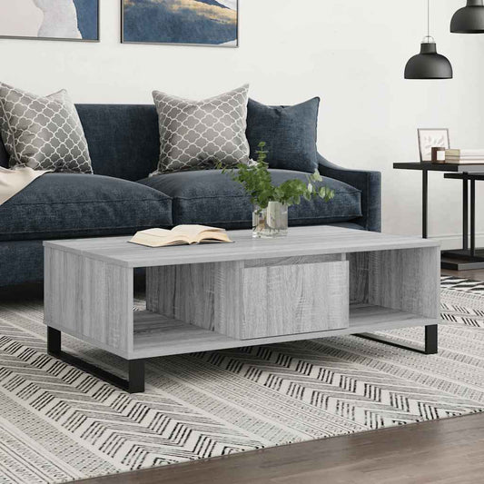 Salongbord Sofabord Sonoma Grå 104x60x35 cm