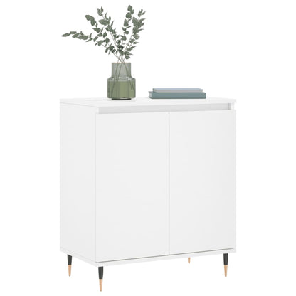 Skjenk hvit 60x35x70 cm konstruert tre