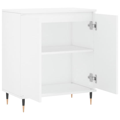 Skjenk hvit 60x35x70 cm konstruert tre