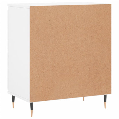 Skjenk hvit 60x35x70 cm konstruert tre