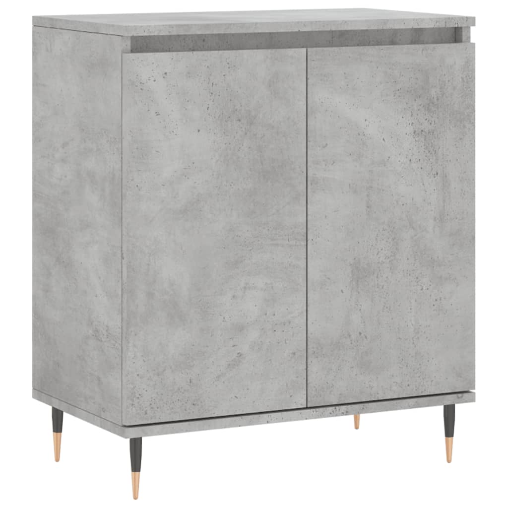 Skjenk betonggrå 60x35x70 cm konstruert tre