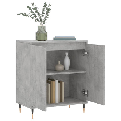 Skjenk betonggrå 60x35x70 cm konstruert tre