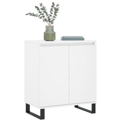 Skjenk hvit 60x35x70 cm konstruert tre