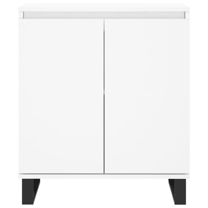 Skjenk hvit 60x35x70 cm konstruert tre