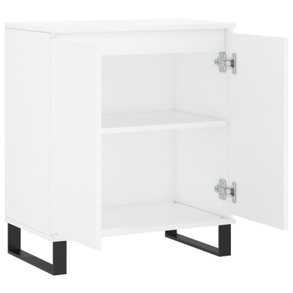 Skjenk hvit 60x35x70 cm konstruert tre