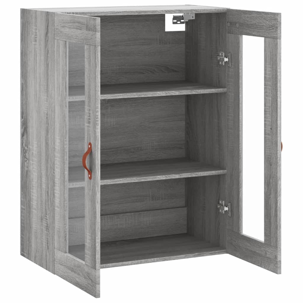 Veggskap Sonoma Grå 69,5x34x90 cm