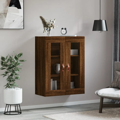 Veggskap Brun Eik 69,5x34x90 cm