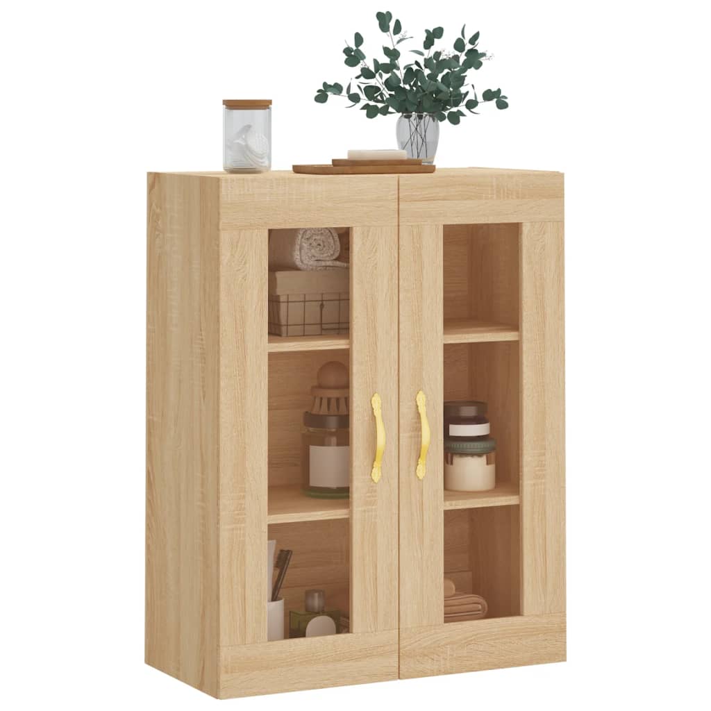 Veggskap Sonoma Eik 69,5x34x90 cm