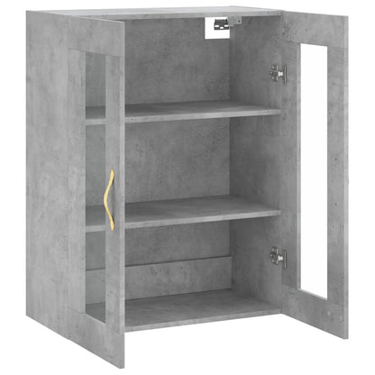 Veggskap Betonggrå 69,5x34x90 cm