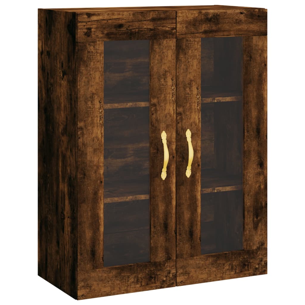 Veggskap Røkt Eik 69,5x34x90 cm