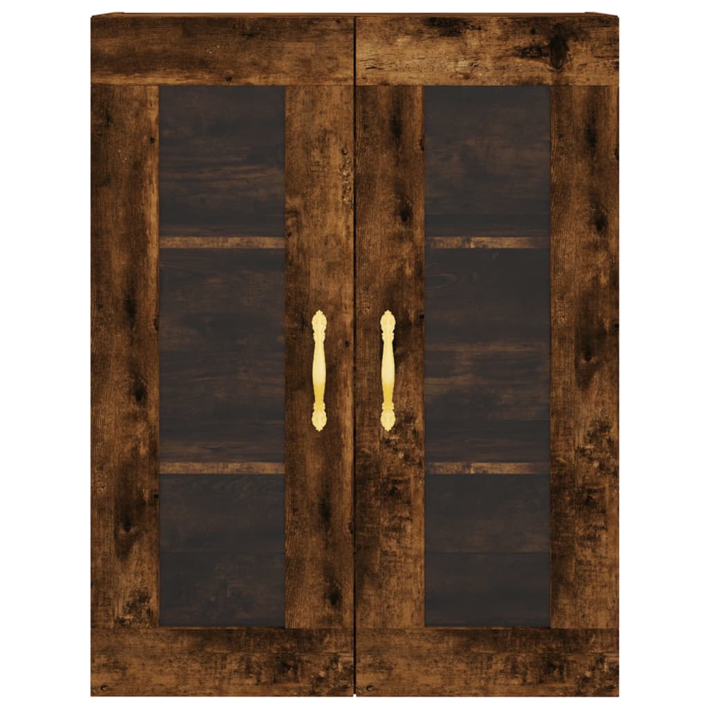 Veggskap Røkt Eik 69,5x34x90 cm