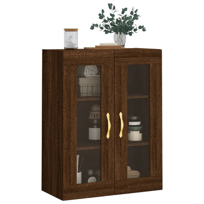 Veggskap Brun Eik 69,5x34x90 cm