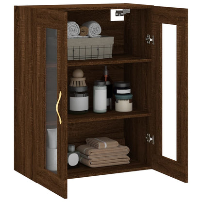Veggskap Brun Eik 69,5x34x90 cm