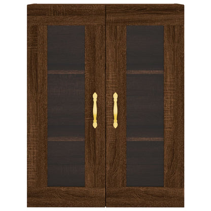 Veggskap Brun Eik 69,5x34x90 cm