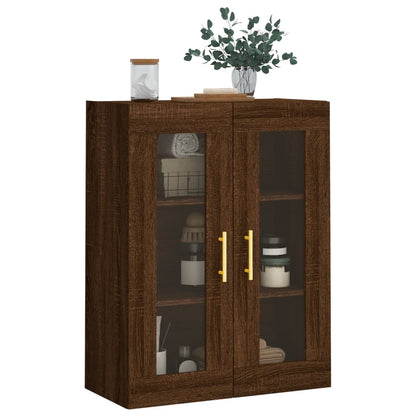 Veggskap Brun Eik 69,5x34x90 cm