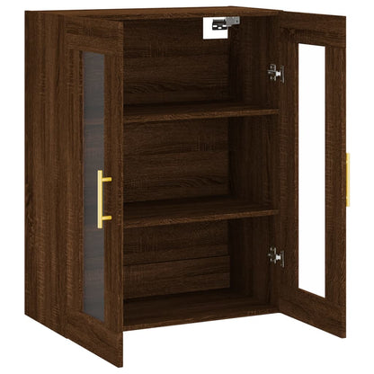 Veggskap Brun Eik 69,5x34x90 cm