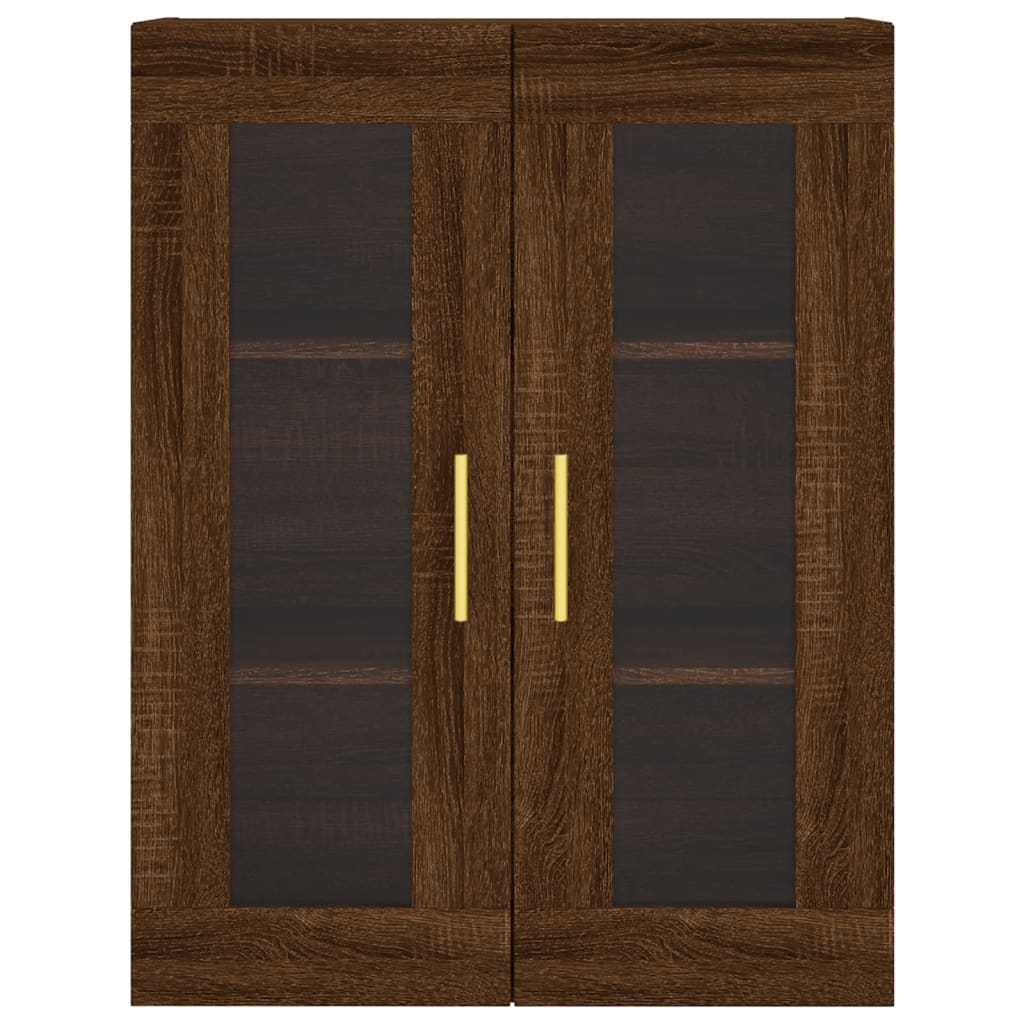 Veggskap Brun Eik 69,5x34x90 cm