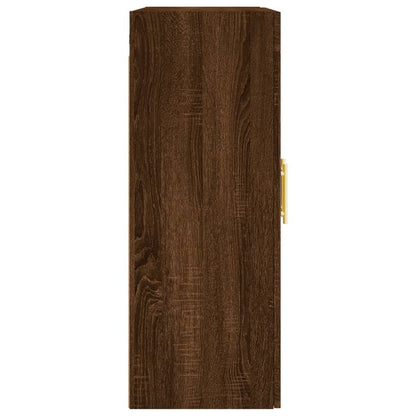 Veggskap Brun Eik 69,5x34x90 cm