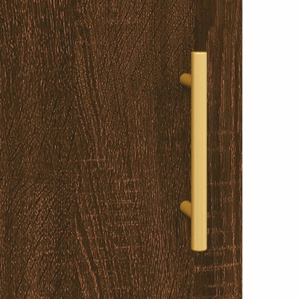 Veggskap Brun Eik 69,5x34x90 cm