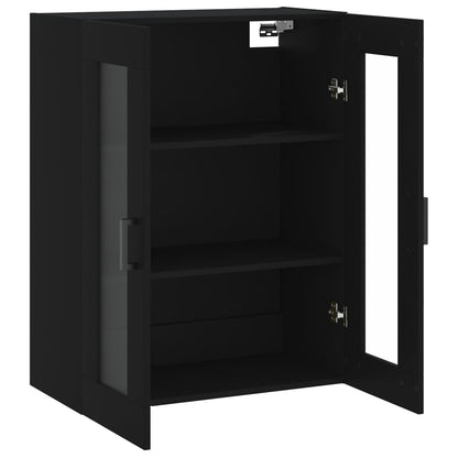 Veggskap Svart 69,5x34x90 cm