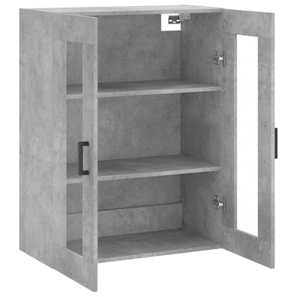 Veggskap Betonggrå 69,5x34x90 cm