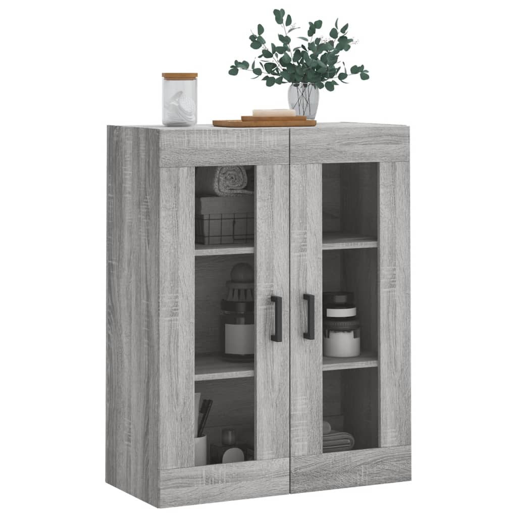 Veggskap Sonoma Grå 69,5x34x90 cm