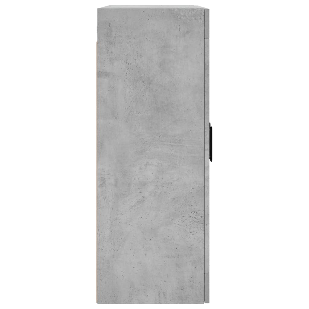 Veggskap Betonggrå 69,5x34x90 cm