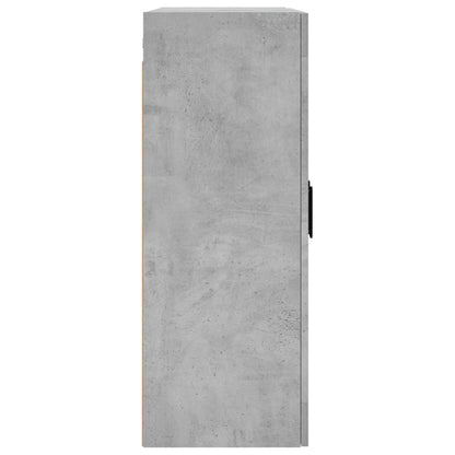 Veggskap Betonggrå 69,5x34x90 cm
