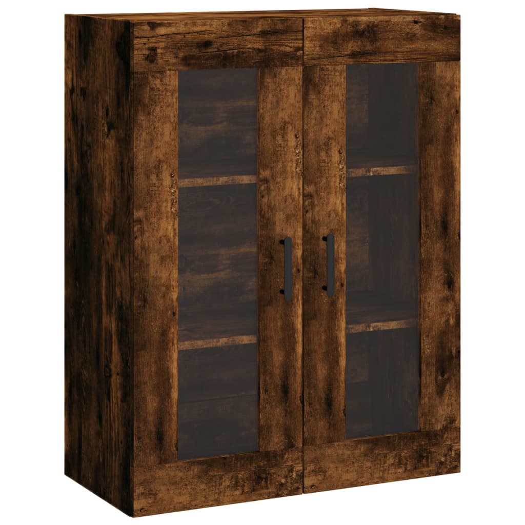 Veggskap Røkt Eik 69,5x34x90 cm
