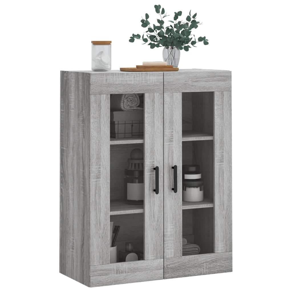 Veggskap Sonoma Grå 69,5x34x90 cm