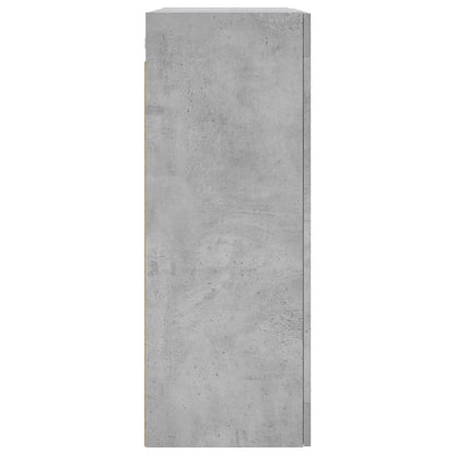 Veggskap Betonggrå 69,5x34x90 cm