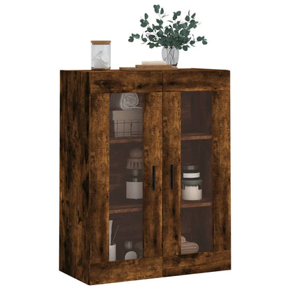 Veggskap Røkt Eik 69,5x34x90 cm