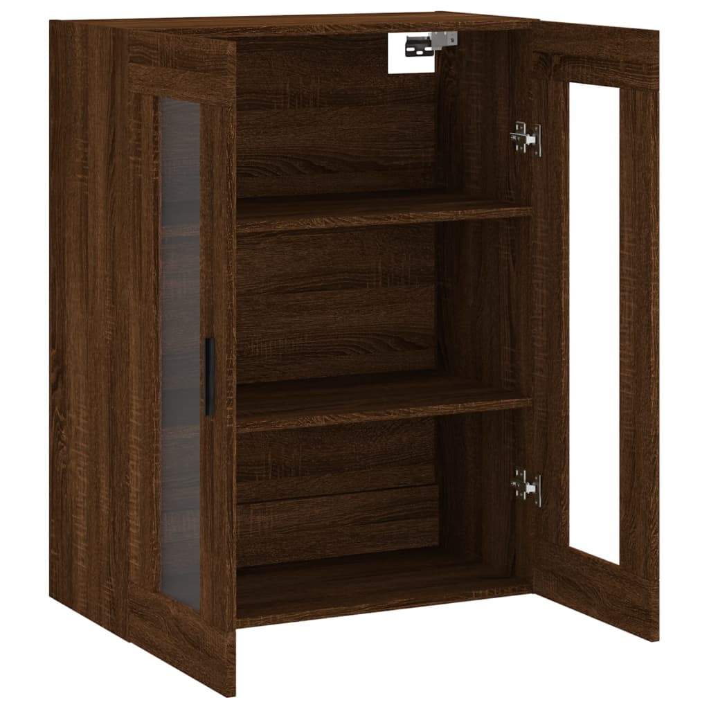 Veggskap Brun Eik 69,5x34x90 cm
