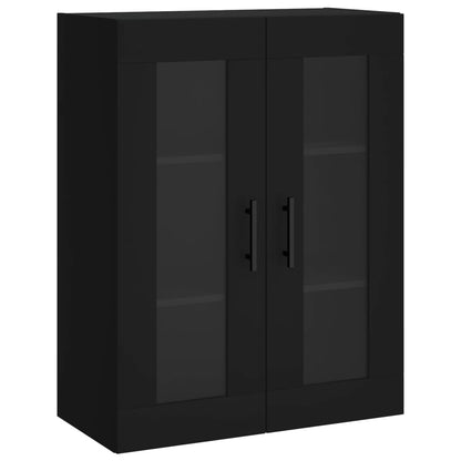 Veggskap Svart 69,5x34x90 cm