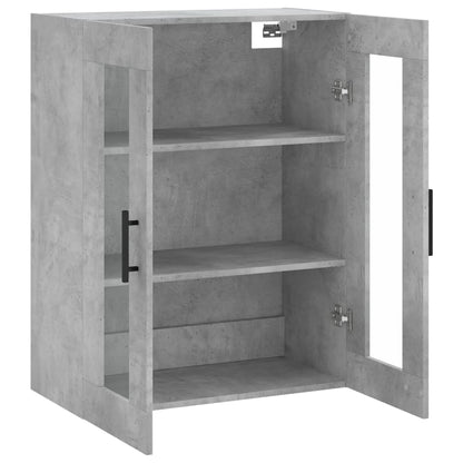 Veggskap Betonggrå 69,5x34x90 cm