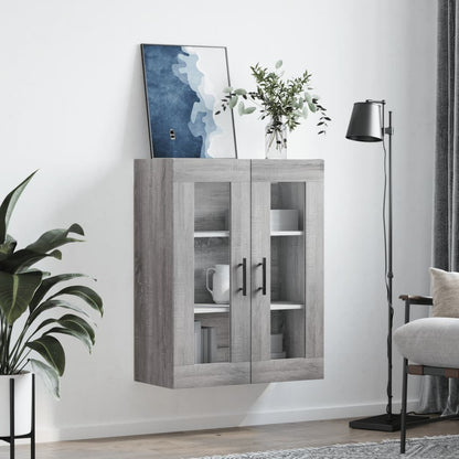 Veggskap Sonoma Grå 69,5x34x90 cm