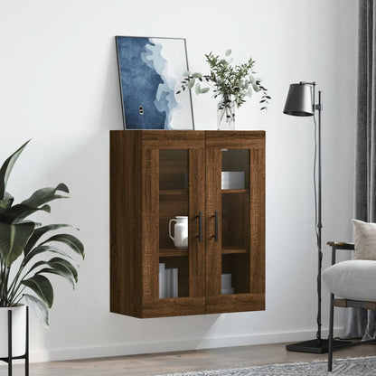 Veggskap Brun Eik 69,5x34x90 cm