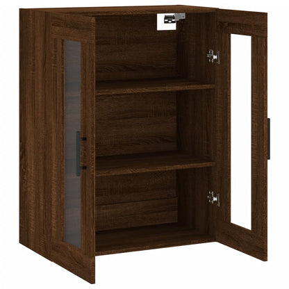 Veggskap Brun Eik 69,5x34x90 cm