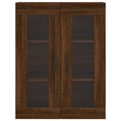 Veggskap Brun Eik 69,5x34x90 cm