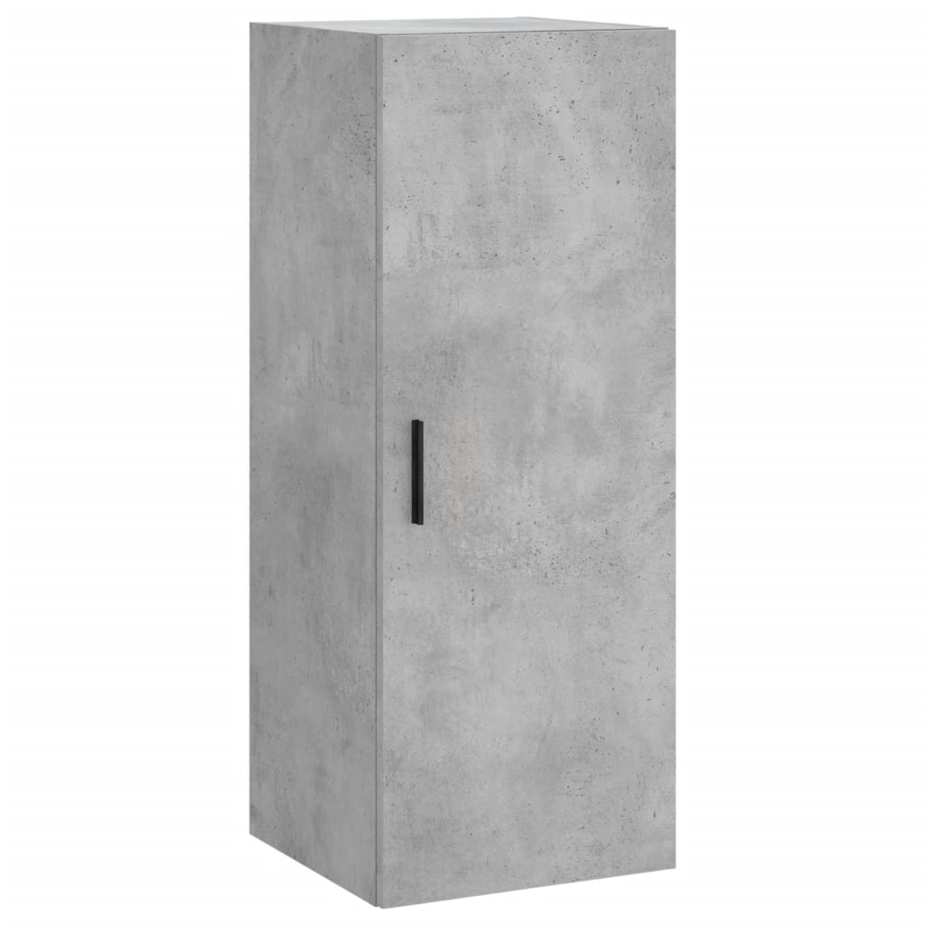 Veggskap Betonggrå 69,5x34x90 cm